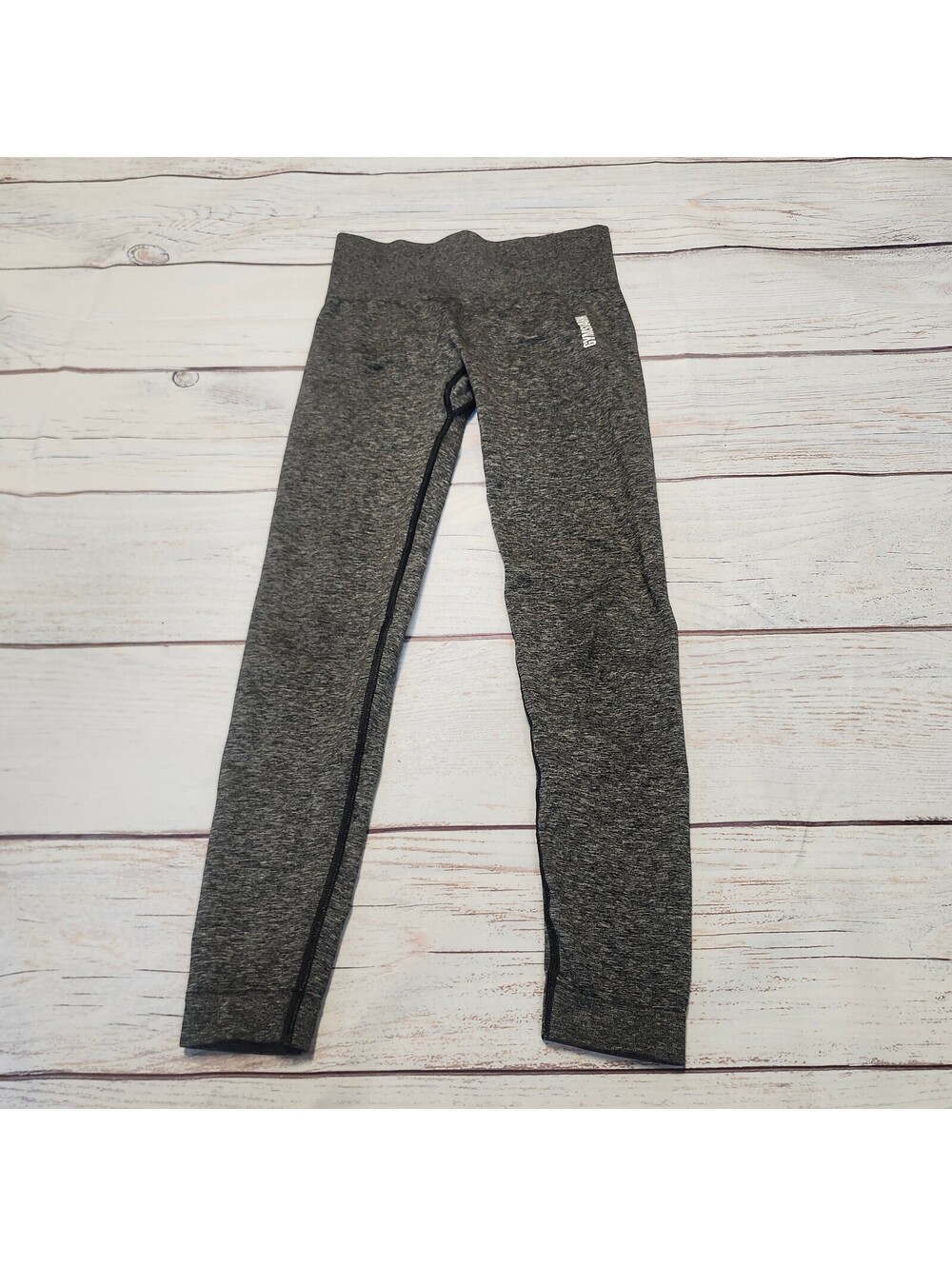Gymshark Charcoal Gray Seamless Leggings Size Small